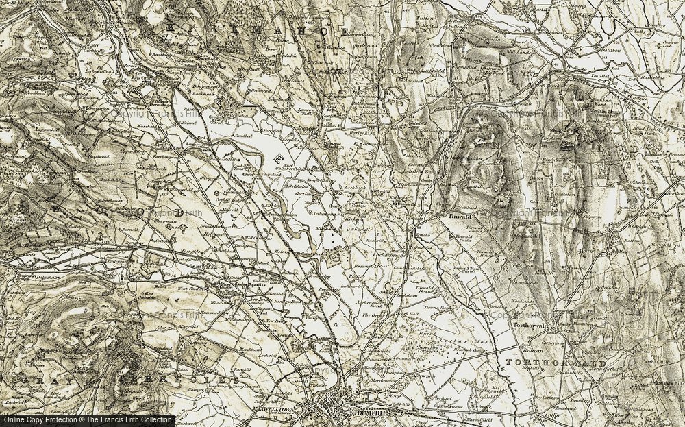 Old Map of Kirkton, 1901-1905 in 1901-1905