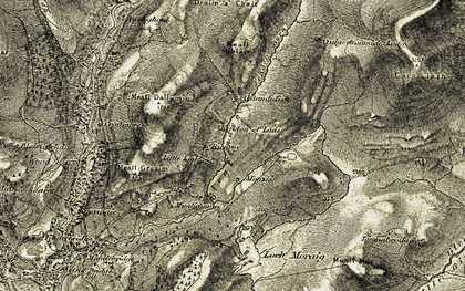 Old map of Auchgobhal in 1908