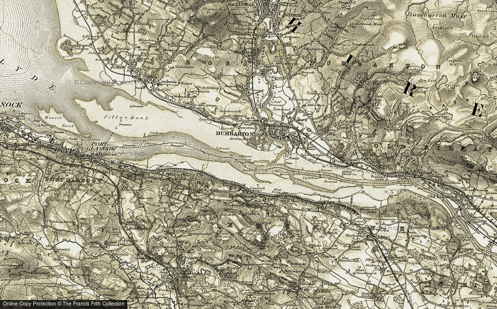 Old Map of Kirktonhill, 1905-1907 in 1905-1907