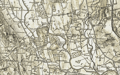 Old map of Kirkwood in 1901-1904
