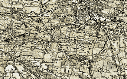 Old map of Kirkwood in 1904-1905