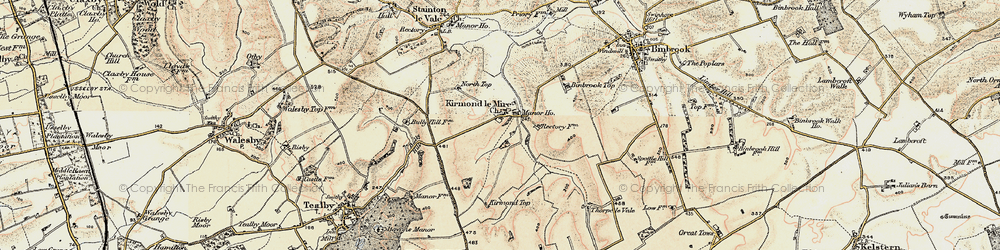 Old map of Bully Hill in 1903
