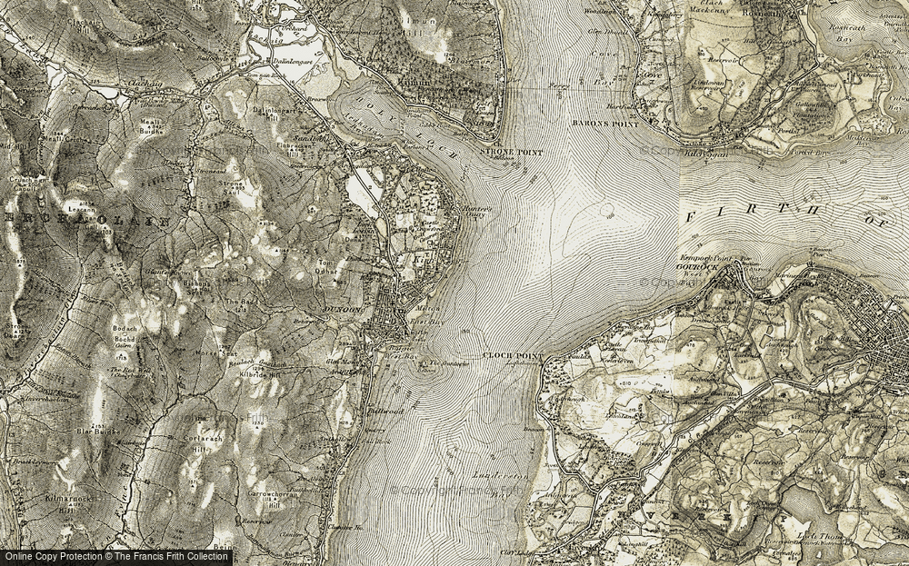 Old Map of Kirn, 1905-1907 in 1905-1907