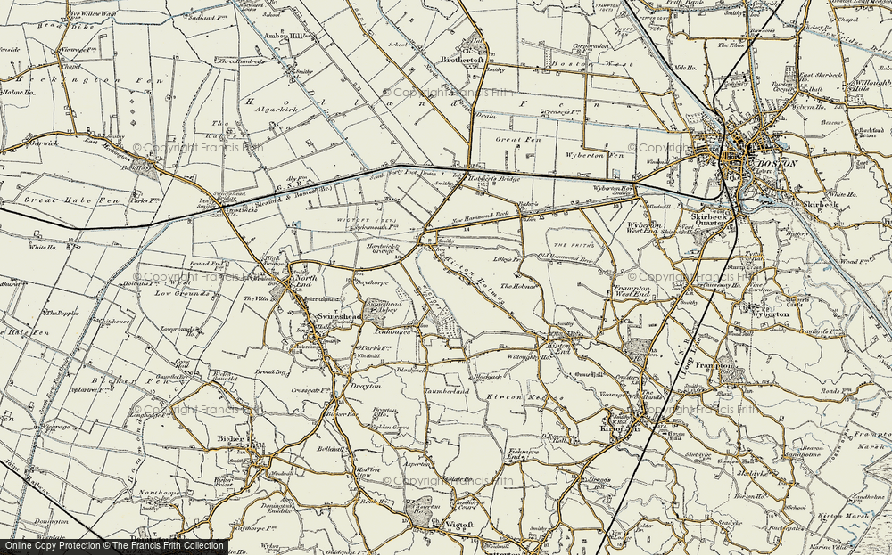 Old Map of Kirton Holme, 1902-1903 in 1902-1903