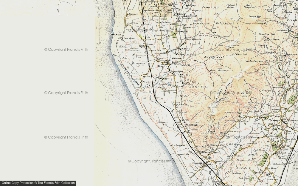 Old Map of Kiskin, 1903-1904 in 1903-1904