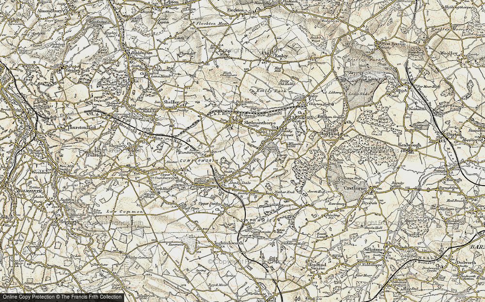 Old Map of Kitchenroyd, 1903 in 1903