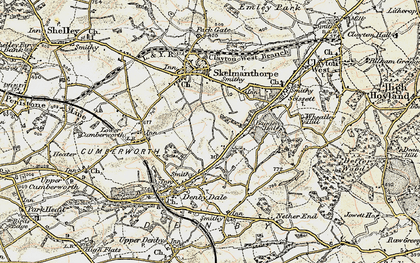 Old map of Kitchenroyd in 1903
