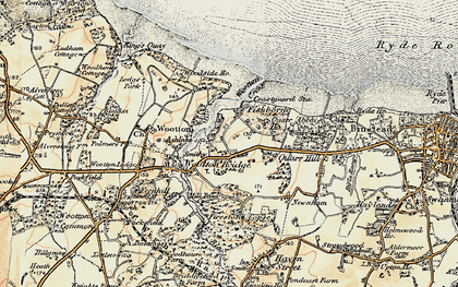 Old map of Kite Hill in 1899