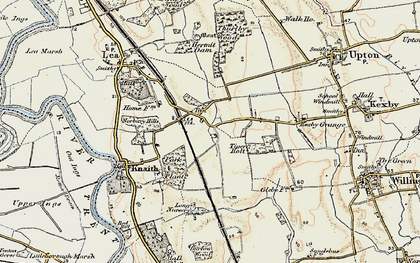 Old map of Knaith Park in 1902-1903