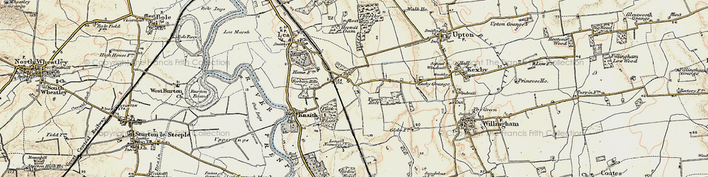 Old map of Tiger Holt in 1902-1903