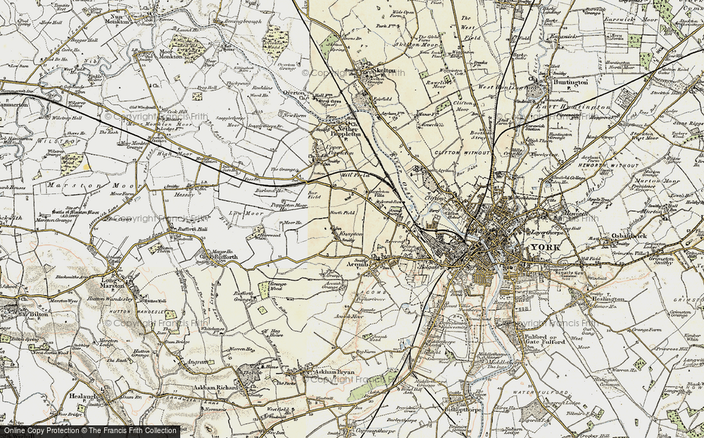 Old Map of Knapton, 1903 in 1903