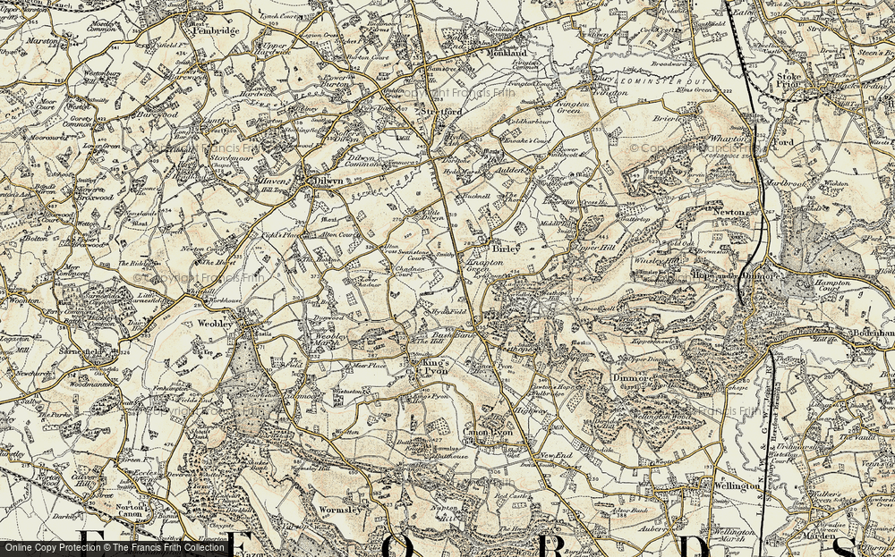 Old Map of Knapton Green, 1900-1901 in 1900-1901
