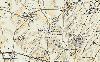Old map of Battle Gate in 1899-1901