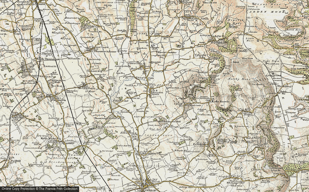 Old Map of Knayton, 1903-1904 in 1903-1904