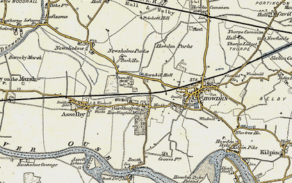 Old map of Knedlington in 1903