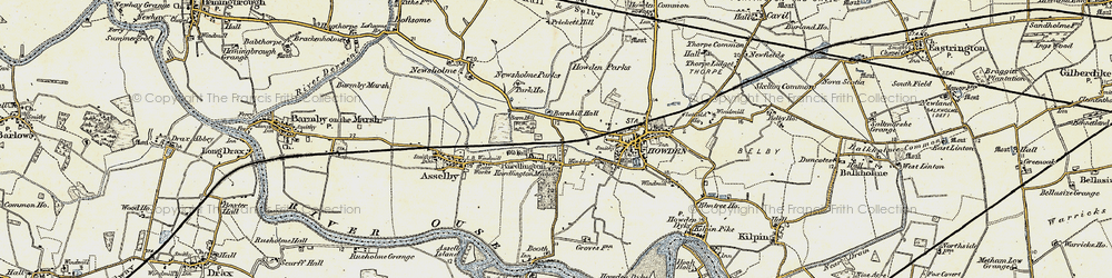 Old map of Barnhill Hall in 1903