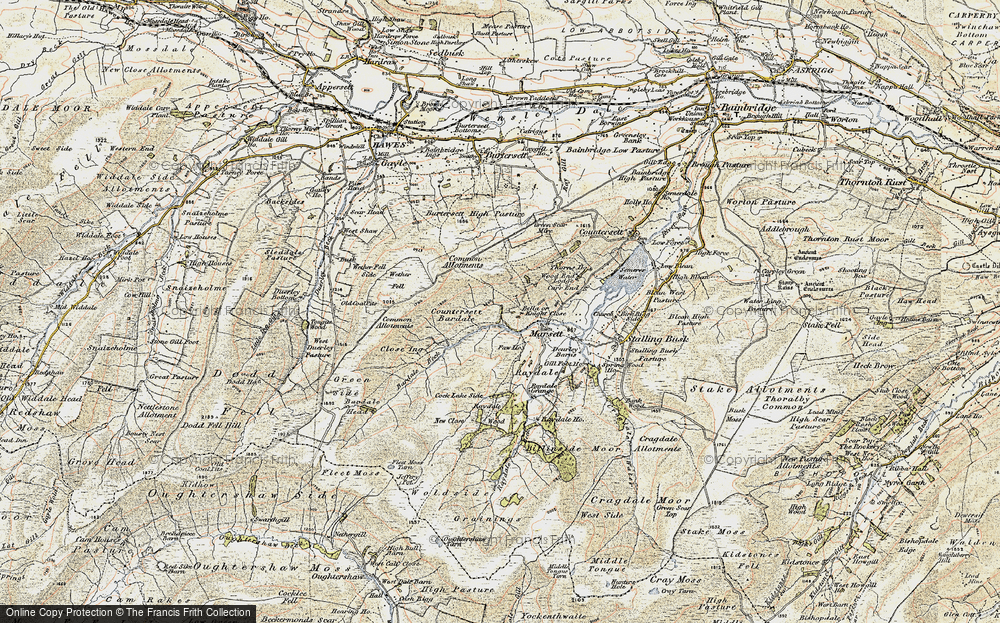 Old Map of Knight Close, 1903-1904 in 1903-1904