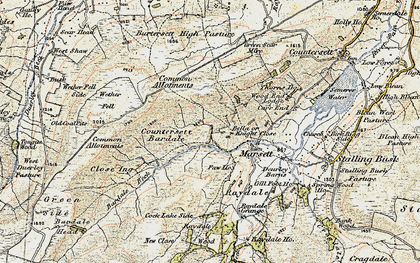 Old map of Knight Close in 1903-1904