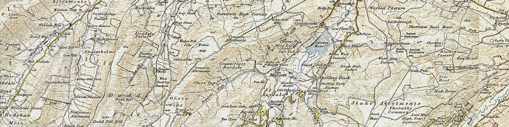 Old map of Knight Close in 1903-1904
