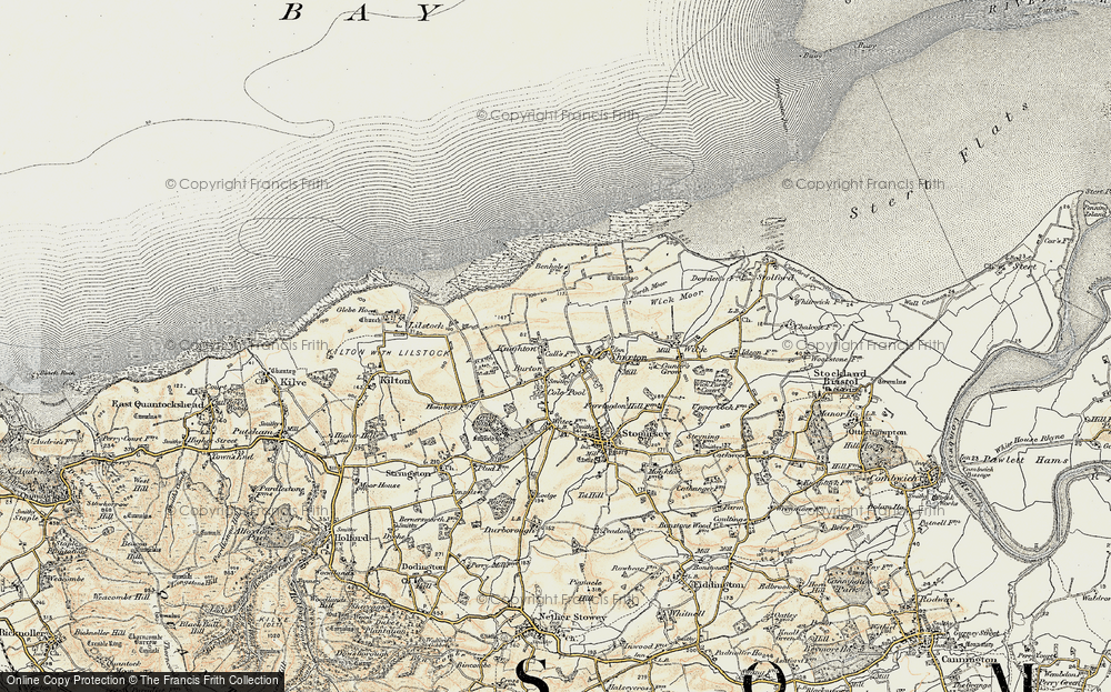 Old Map of Knighton, 1898-1900 in 1898-1900