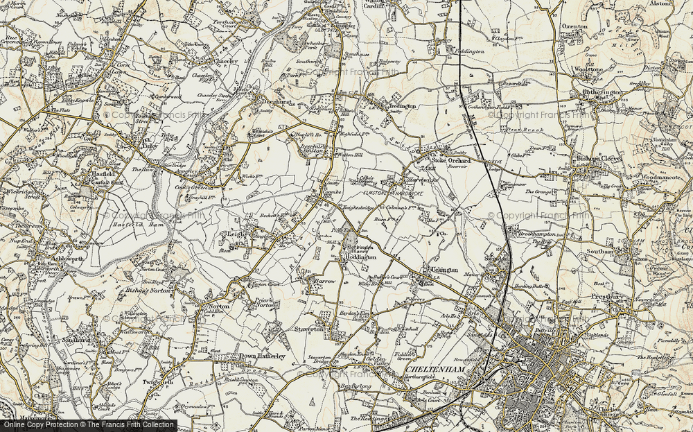 Old Map of Knightsbridge, 1899-1900 in 1899-1900