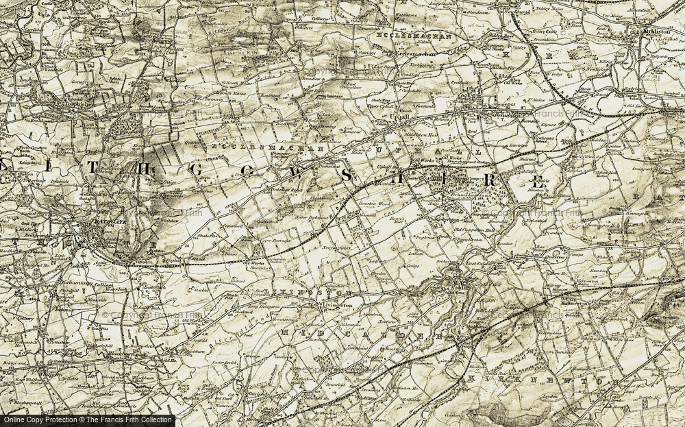 Old Map of Knightsridge, 1904 in 1904