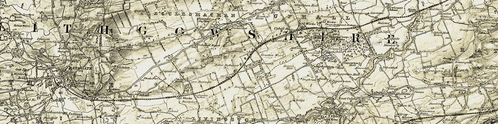 Old map of Knightsridge in 1904