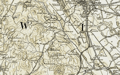 Old map of Knockglass in 1905