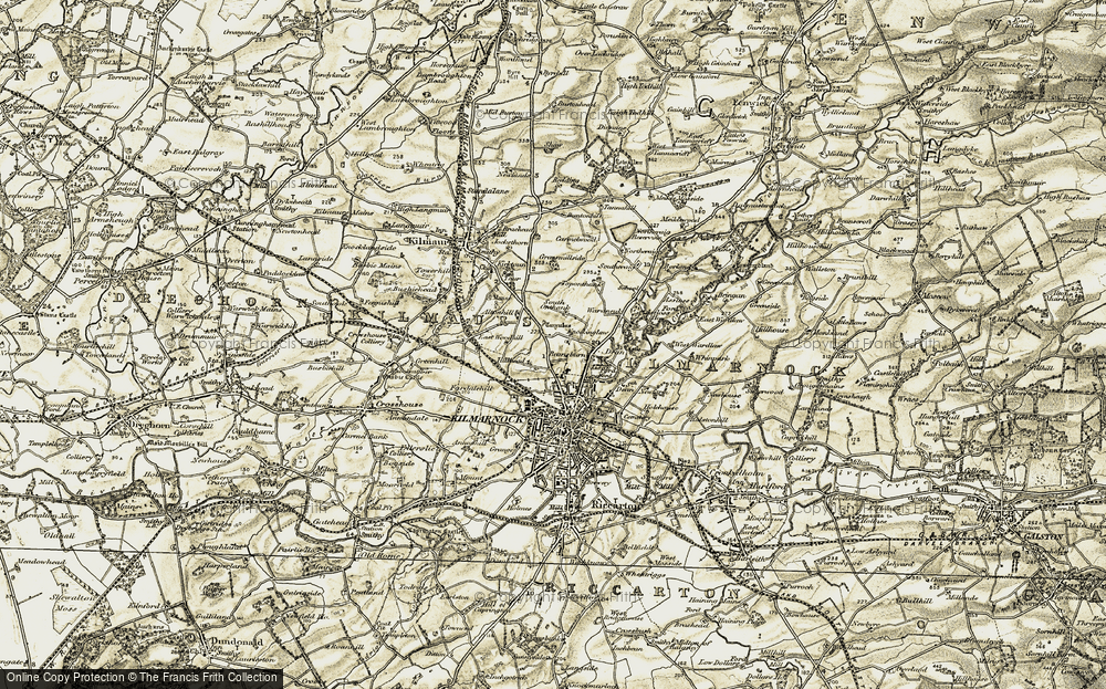 Old Map of Knockinlaw, 1905-1906 in 1905-1906