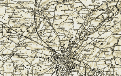 Old map of Knockinlaw in 1905-1906