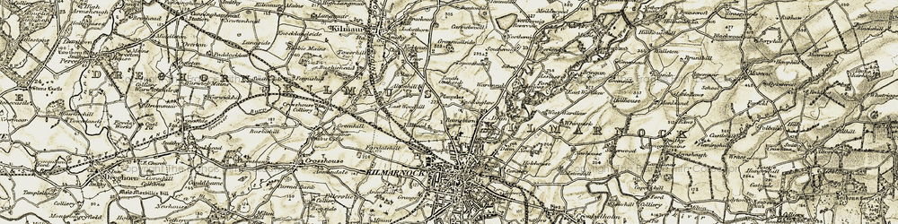 Old map of Knockinlaw in 1905-1906