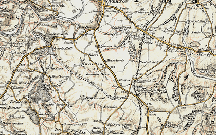 Old map of Trench in 1902