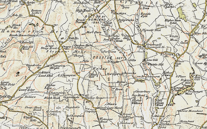 Old map of Knotts in 1903-1904