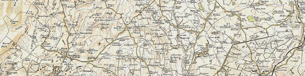 Old map of Beckfoot in 1903-1904
