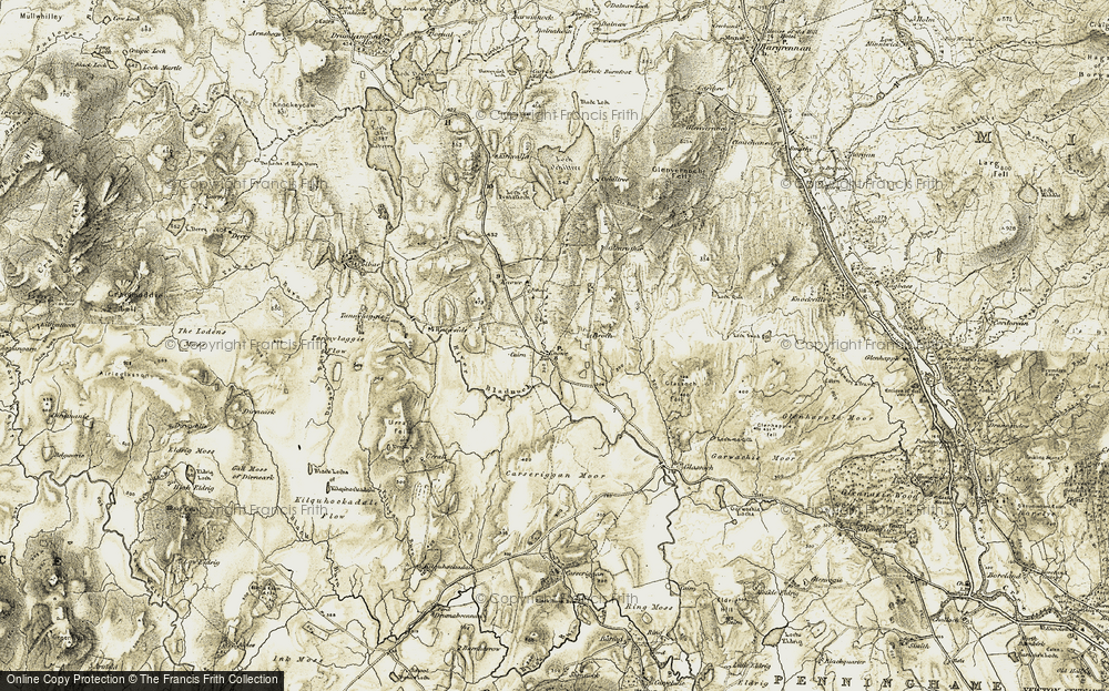 Old Map of Knowe, 1905 in 1905