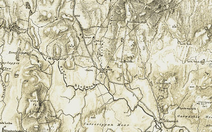 Old map of Knowe in 1905