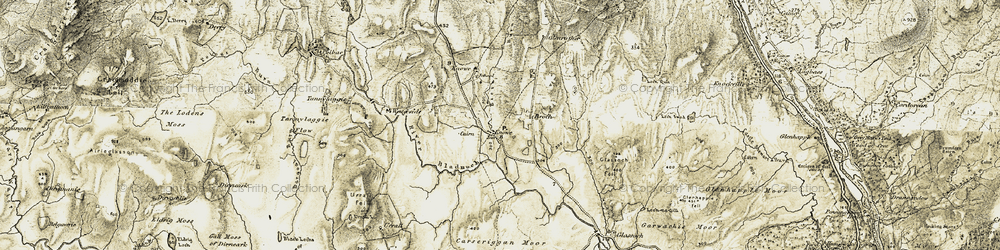 Old map of Barvalgans in 1905