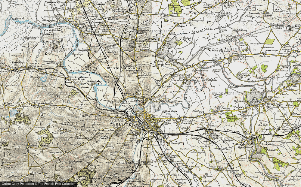 Old Map of Knowefield, 1901-1904 in 1901-1904