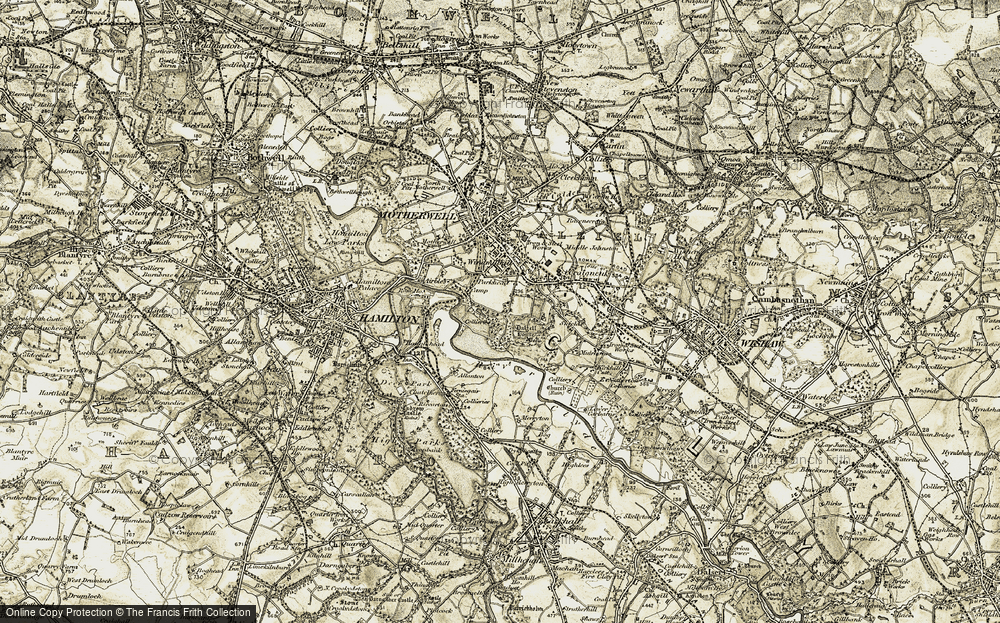 Old Map of Knowetop, 1904-1905 in 1904-1905