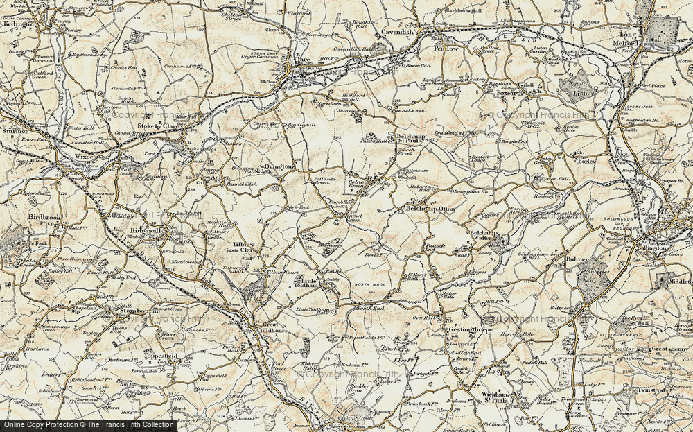 Old Map of Knowl Green, 1898-1901 in 1898-1901