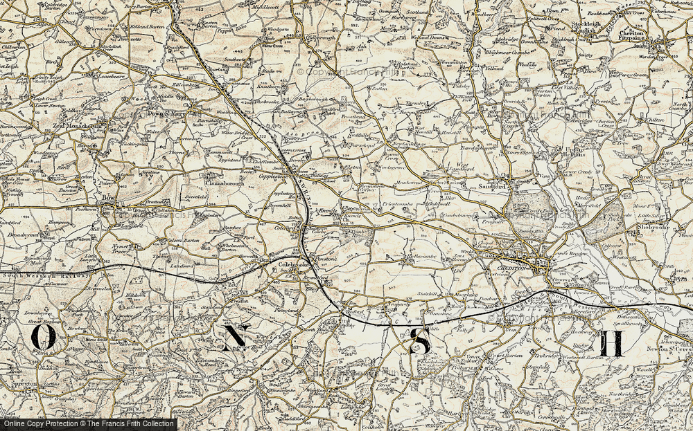 Old Map of Knowle, 1899-1900 in 1899-1900