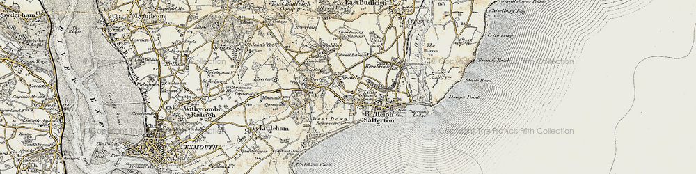 Old map of Leeford in 1899
