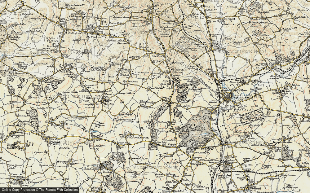 Old Map of Knowle Fields, 1899-1902 in 1899-1902
