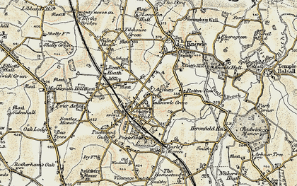 Old map of Knowle Grove in 1901-1902