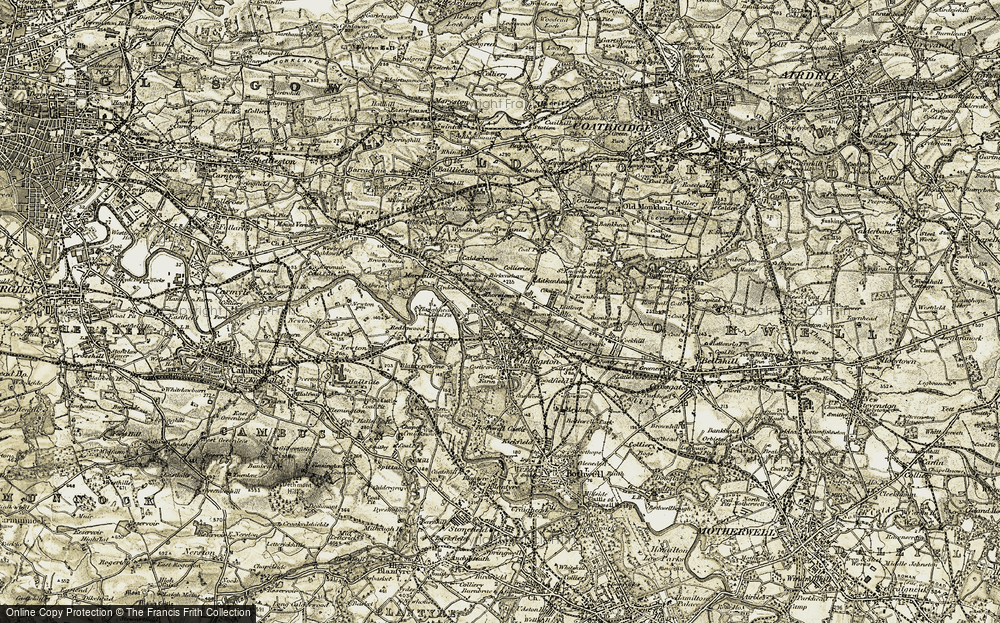 Old Map of Kylepark, 1904-1905 in 1904-1905