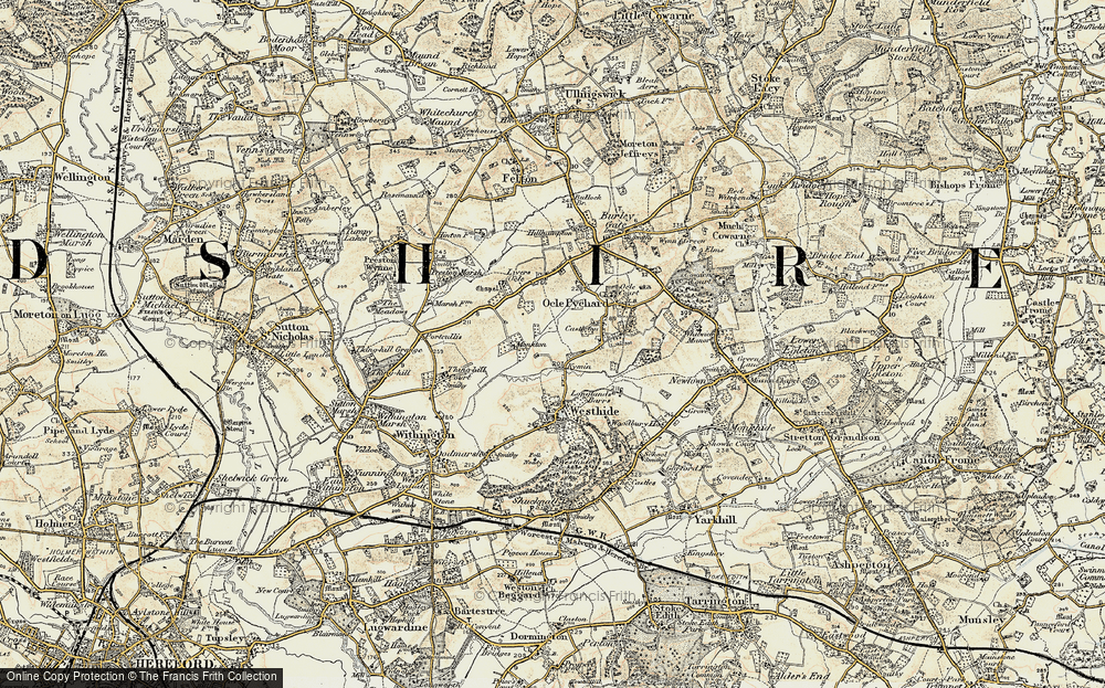 Old Map of Kymin, 1899-1901 in 1899-1901