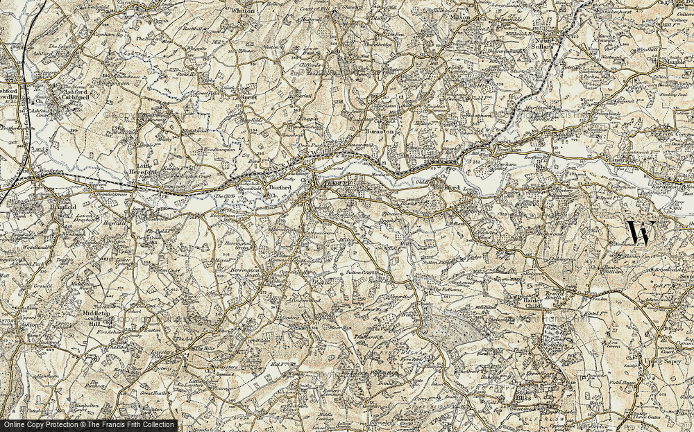 Old Map of Kyrewood, 1901-1902 in 1901-1902