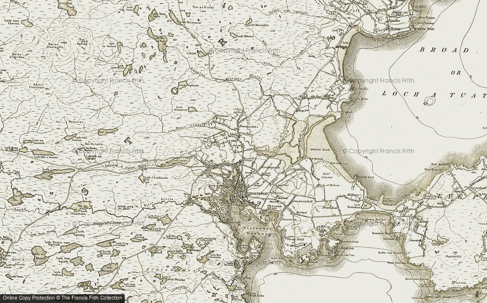 Old Map of Lacasdal, 1909-1911 in 1909-1911