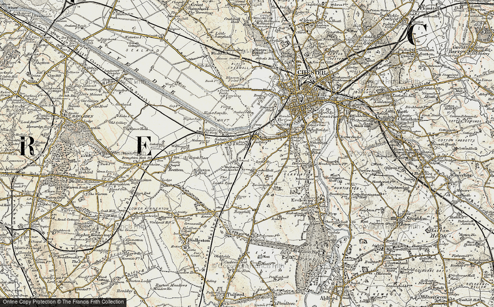 Old Map of Lache, 1902-1903 in 1902-1903