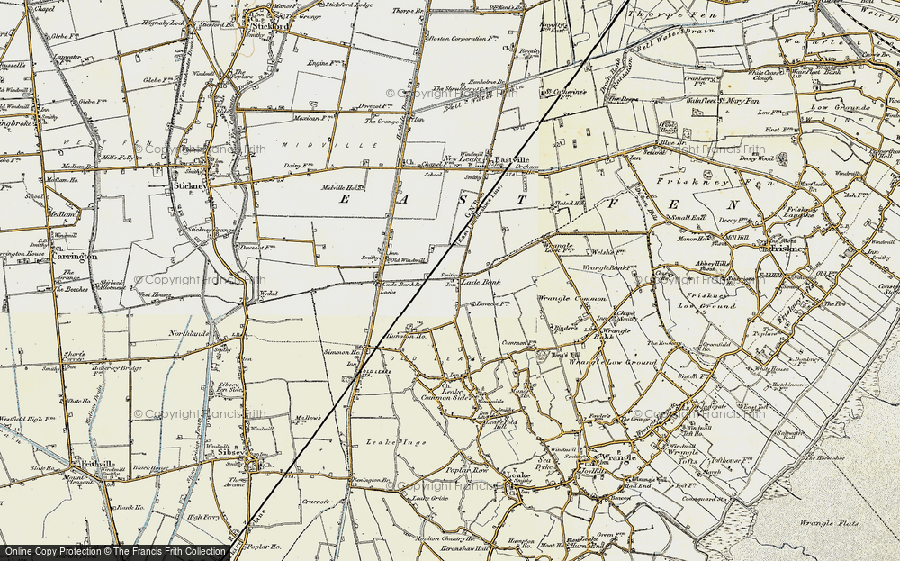 Old Map of Lade Bank, 1901-1903 in 1901-1903
